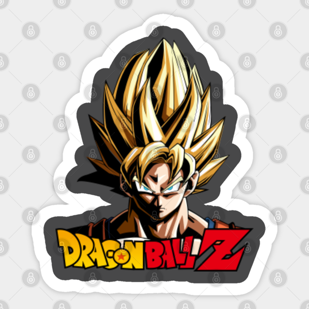 Dragon Ball Z Dragon Ball Z Super Saiyan Sticker TeePublic